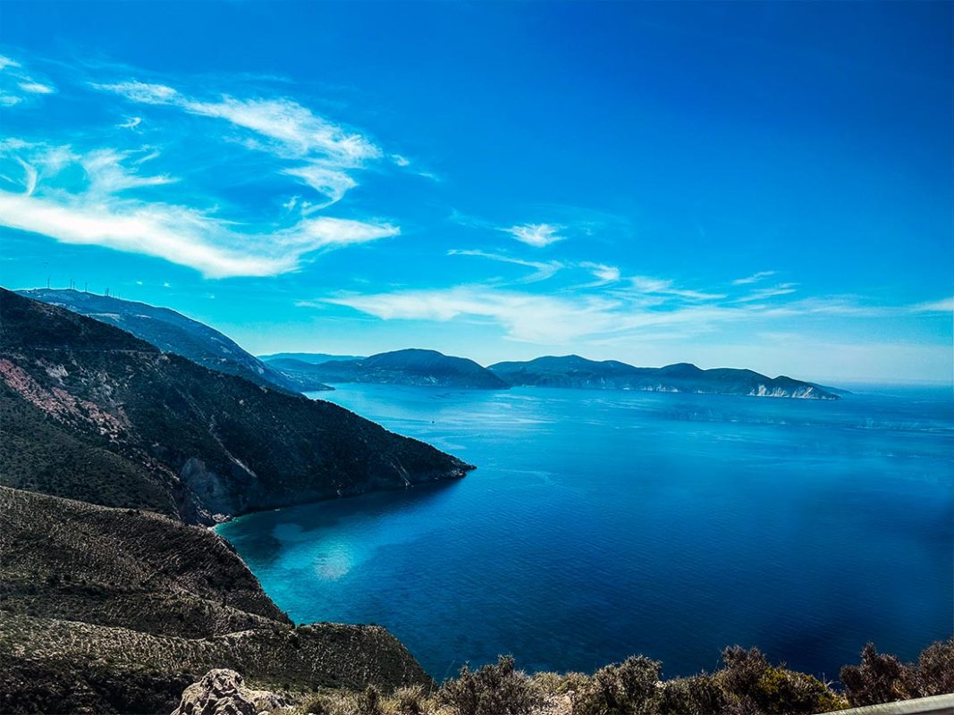 Piękne widoki greckiej wyspy - Kefalonia
